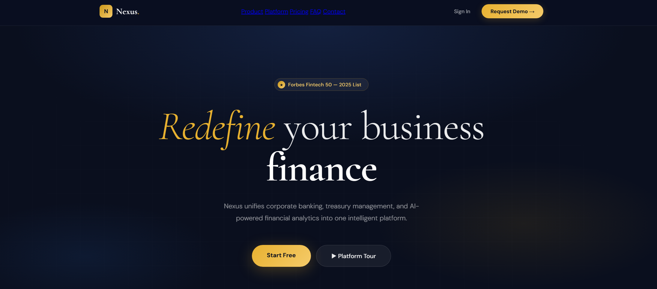 fintech landing page template (ready to use)