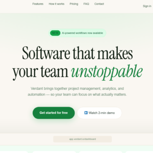 saas project landing page template (ready to use)