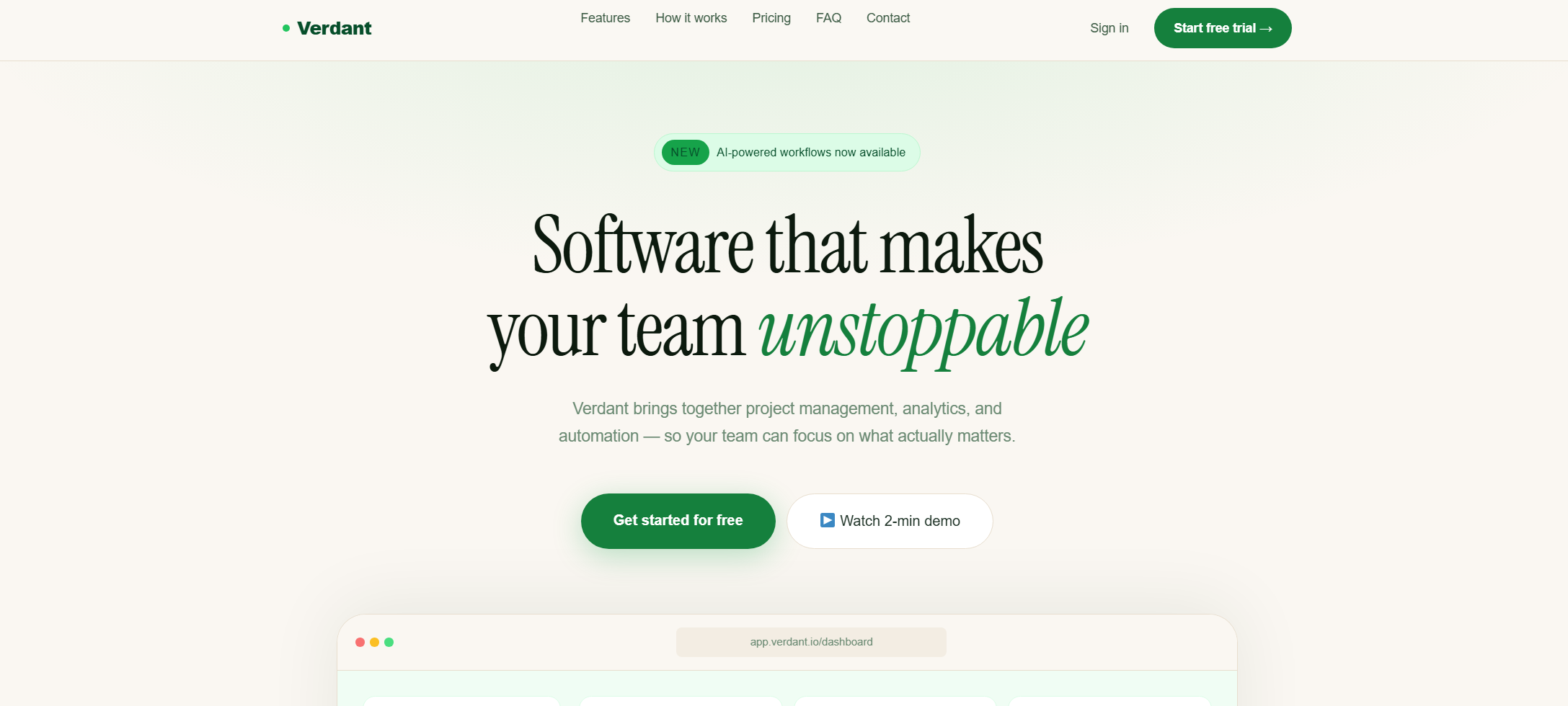 saas project landing page template (ready to use)