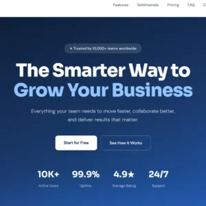 business landing page template (ready to use)